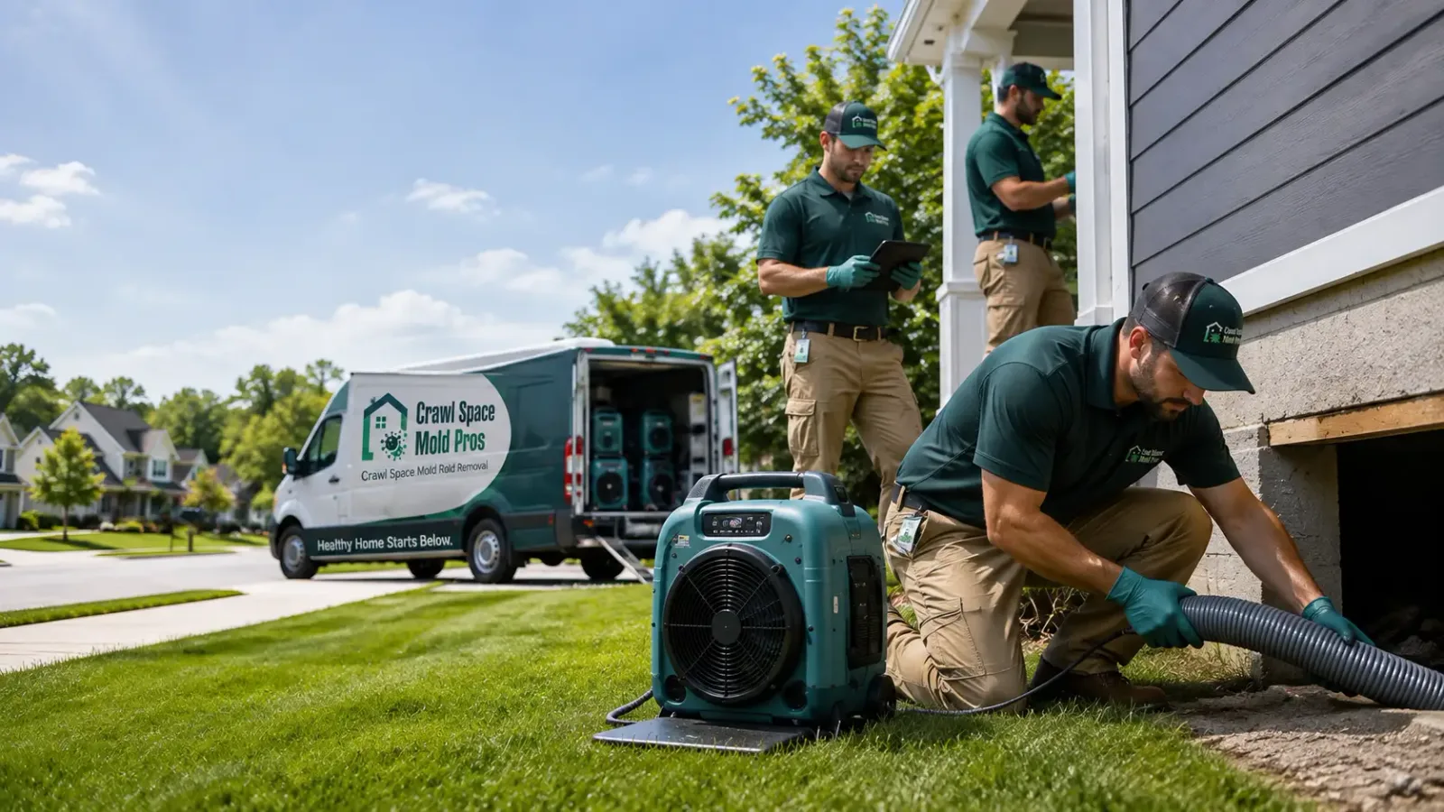 Crawl Space Mold Removal in Elgin, OH